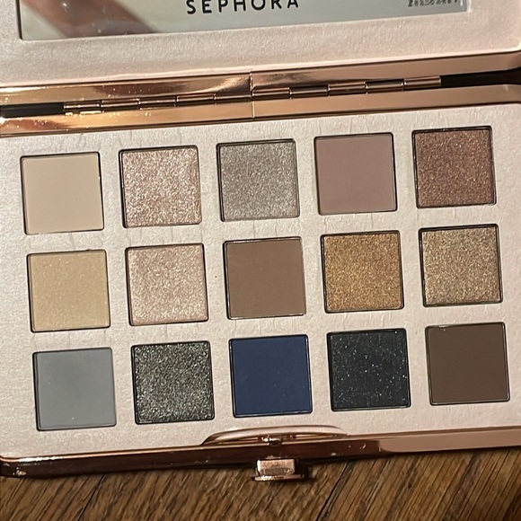 •SEPHORA•NWT 15-NEUTRAL COLORS EYESHADOW PALETTE MATTE & SHIMMER - Picture 3 of 5